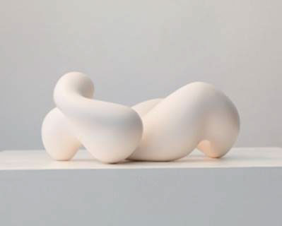 Course Artwork – Hera, Length 30cm, Width 20cm, Height 14cm, Materials - Single fired porcelain paper clay, 2013