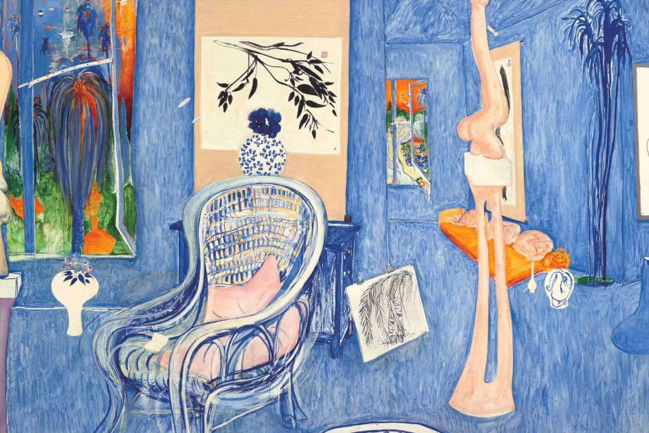 Course Artwork – Brett Whiteley – My Armchair, 1976, oil on canvas