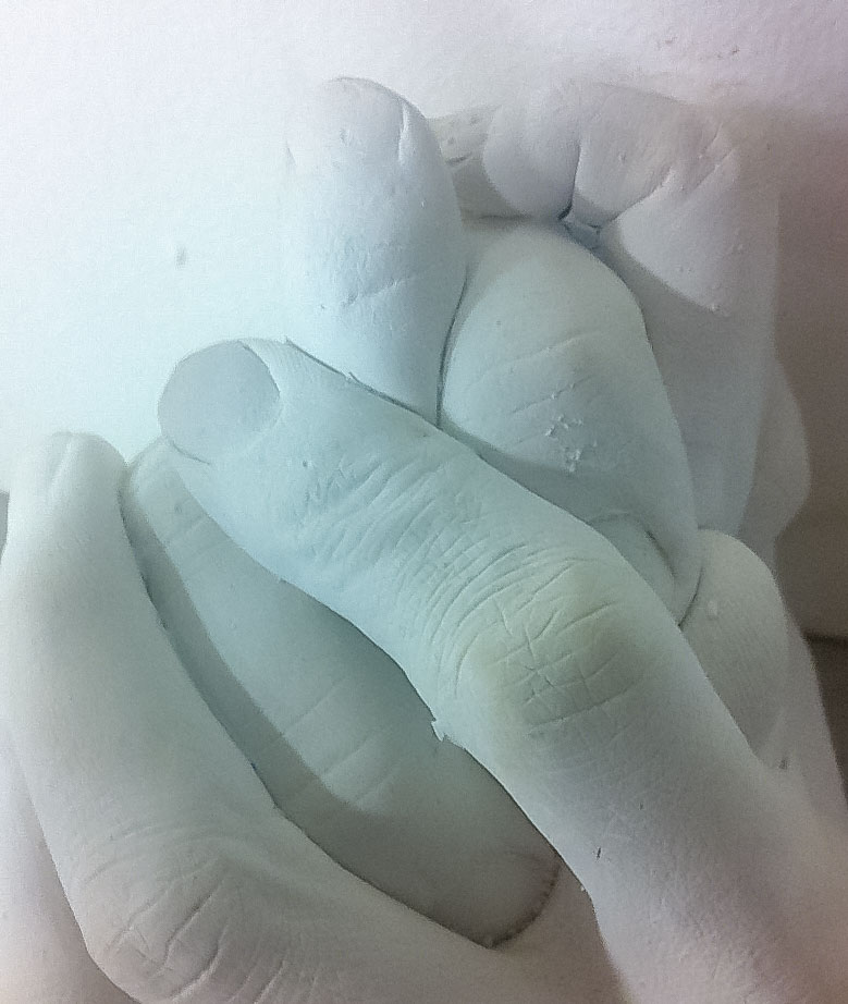 Class Artwork – Sculpture: Casting Body Parts and Found Objects