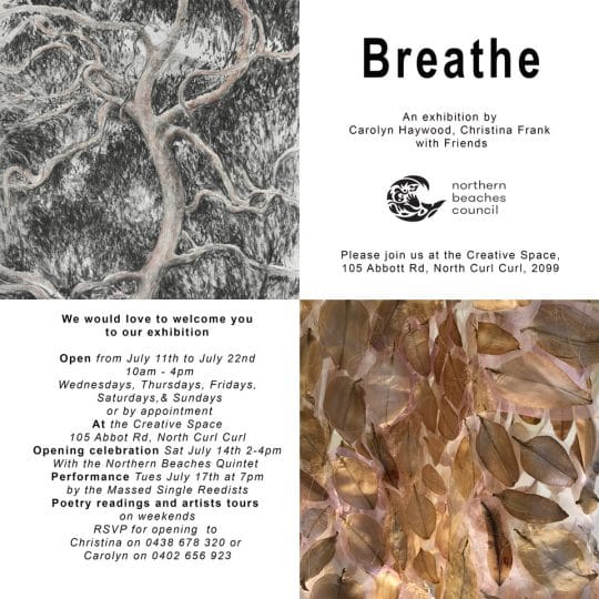 Breathe Invitation, Christina Frank