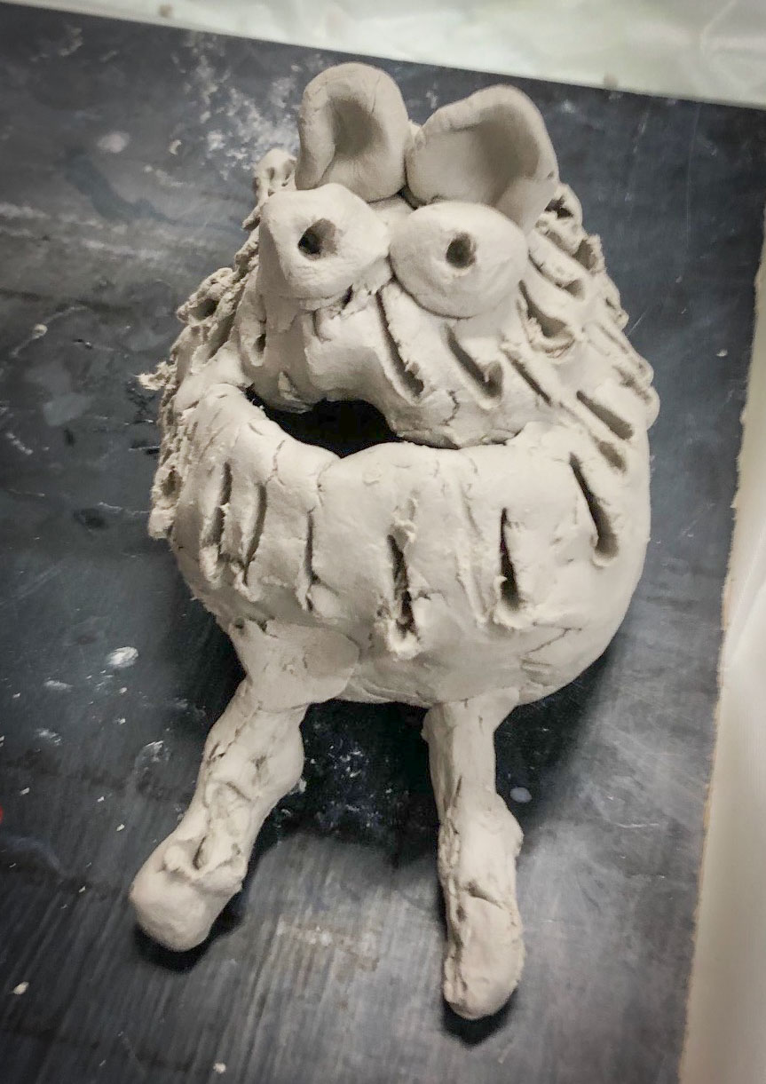 Class Artwork – Pinch Pot Pet Kids Workshop 2018