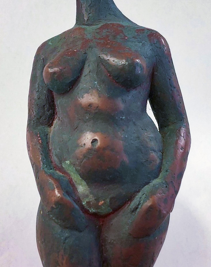 Example Artwork – Small Red Goddess, Christine Simpson