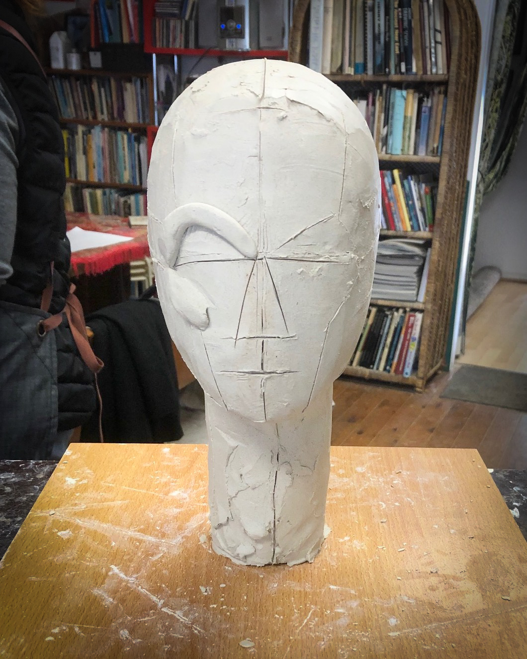 Class Artwork – Head Study: Clay Handbuilding Workshop 2019