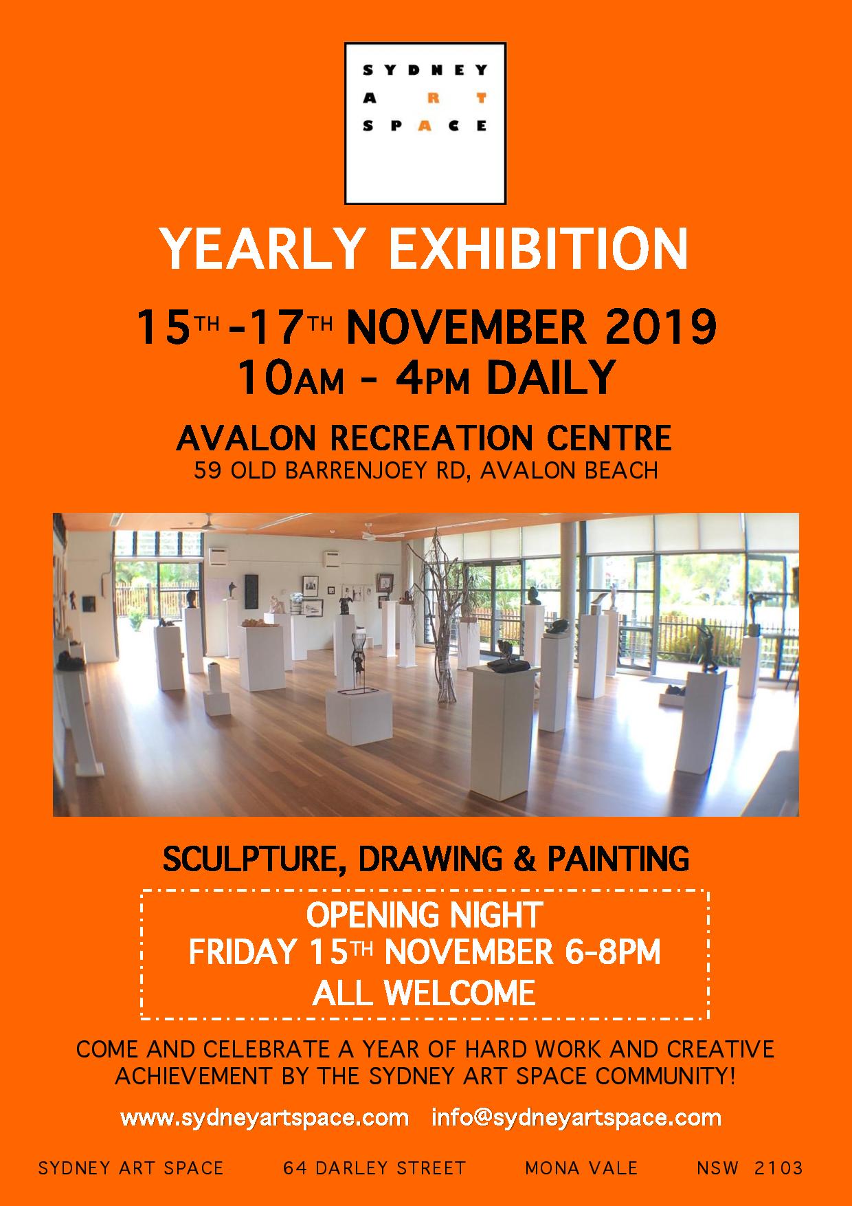 Sydney Art Space Yearly Exhibition 2019