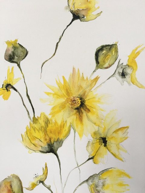 Watercolour Flowers – Eleanor Amiradaki