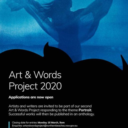Art Words Project 2020 flyer