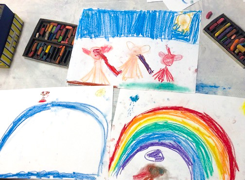 Class Image – Rainbows - Kids Art Club 2021
