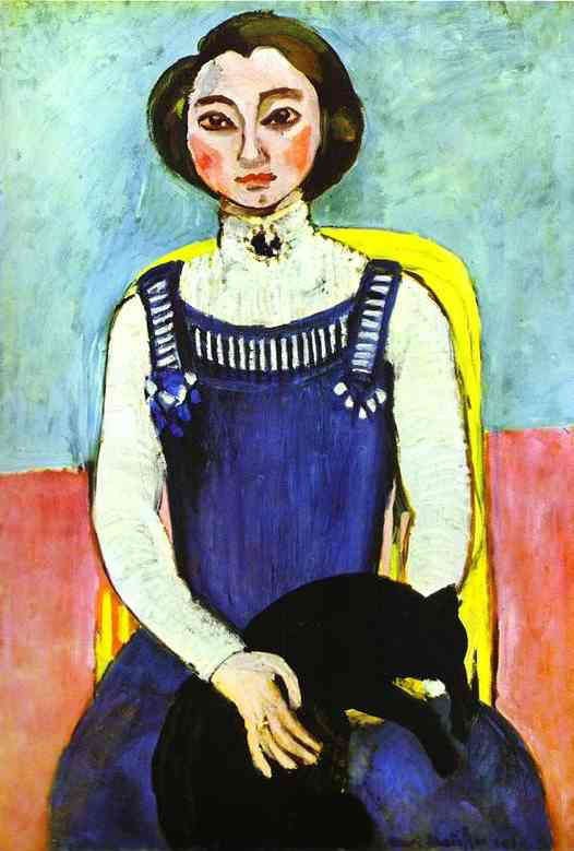 Matisse, Girl with a Black Cat