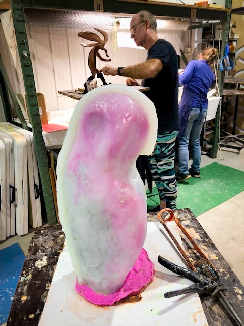 Sculpture in progress - Sculpture Workshop 2023