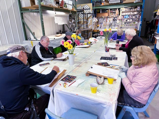 Drawing - The Basics, 2023 students in action