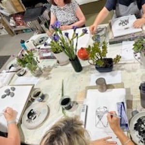 Drawing Fundamentals students 2024