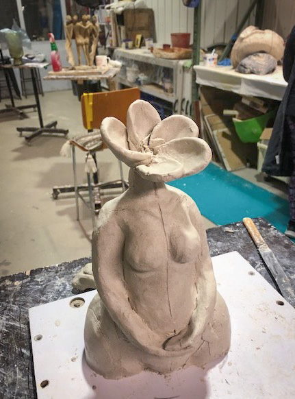 Student Work, Handbuilding in Clay, Earthmother