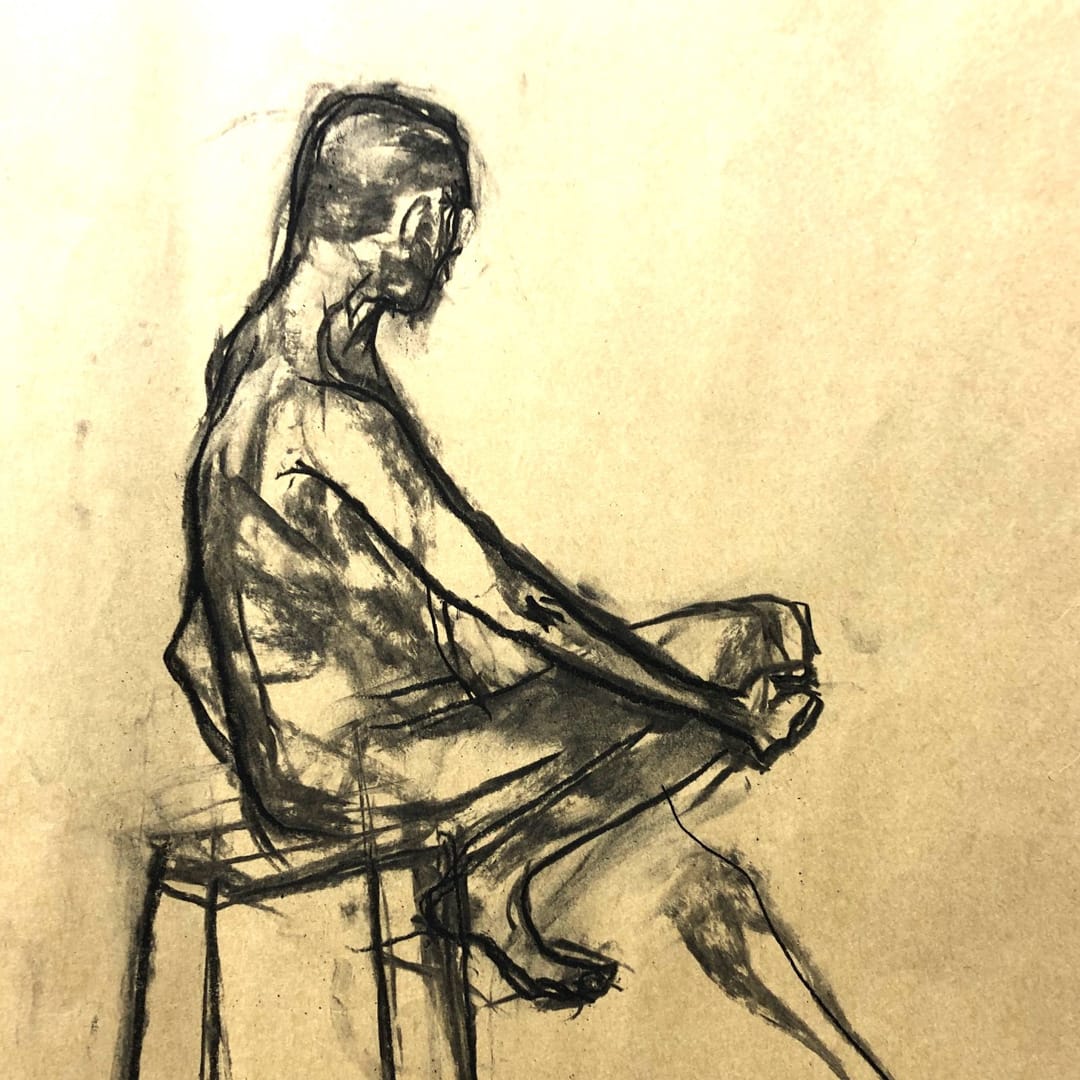 Lifedrawing student work - anatomy and scale