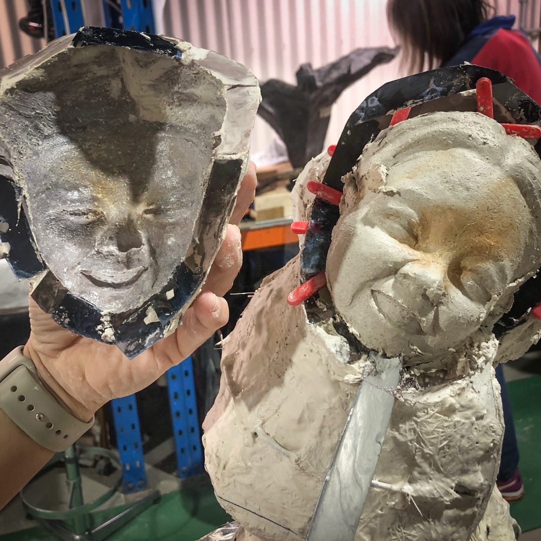 Sculpture Workshop Waste moulding
