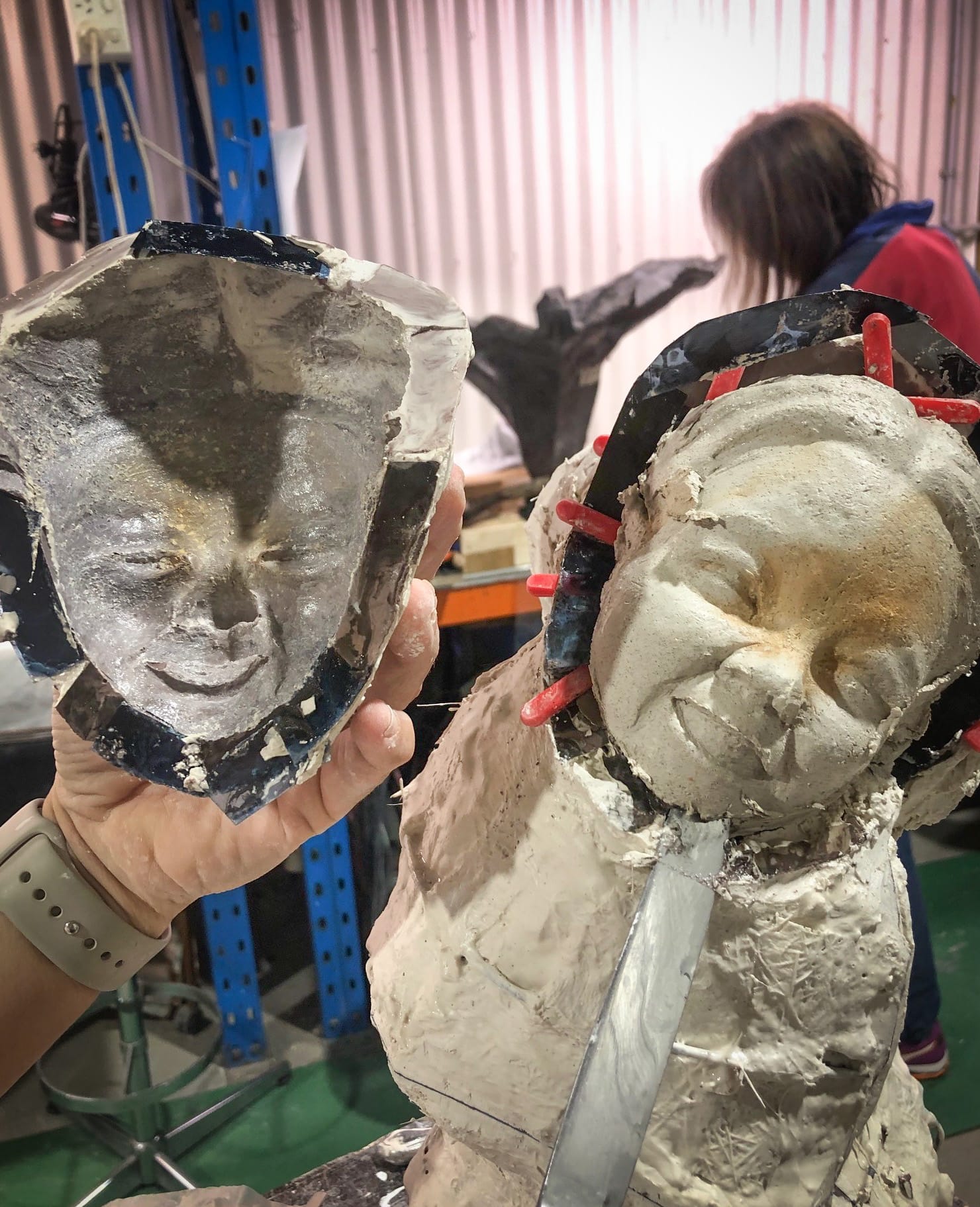 Sculpture Workshop Waste moulding