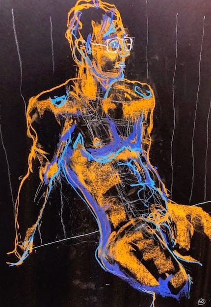 Drawing Lifeclass student's work