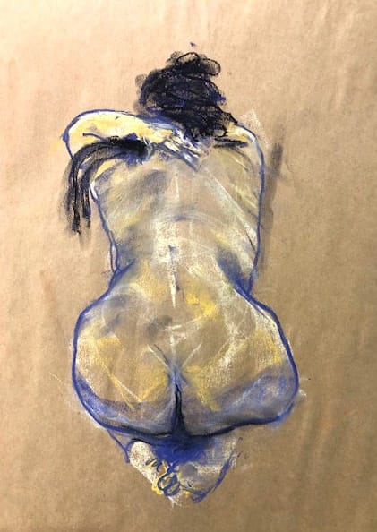 Drawing Lifeclass student work