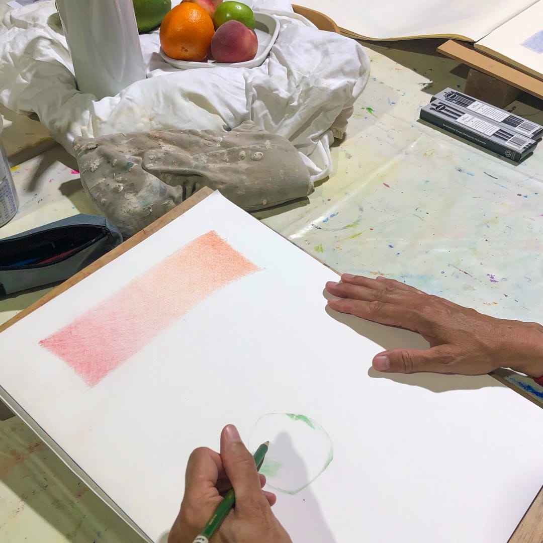 Drawing and Mixed Media student work