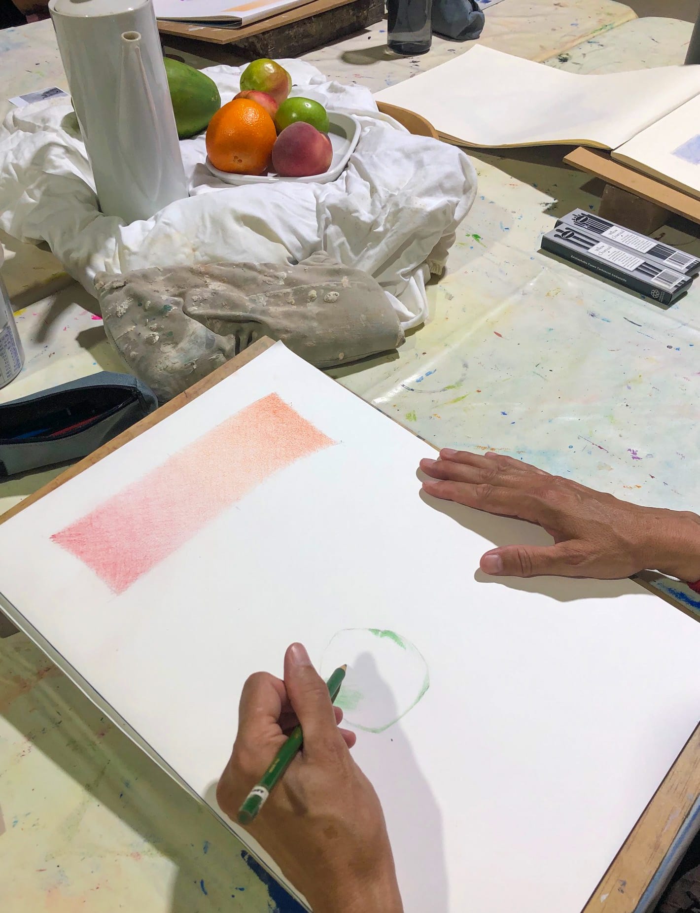 Drawing and Mixed Media student work