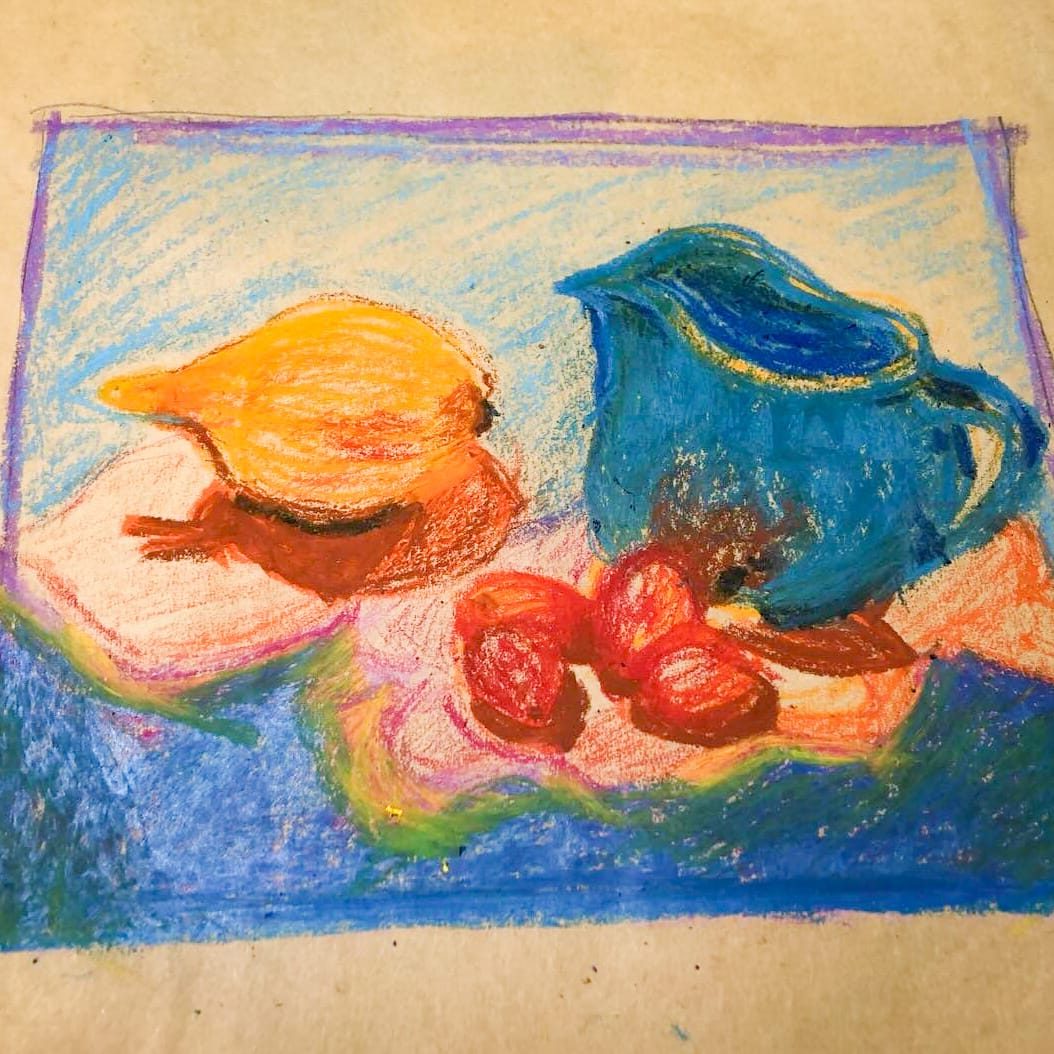 Drawing and Mixed Media student work