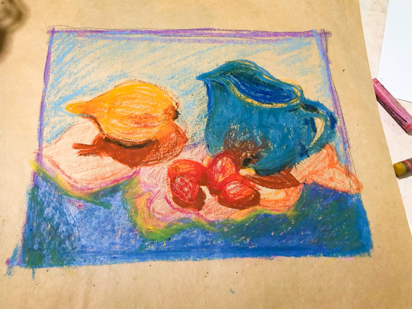 Drawing and Mixed Media student work